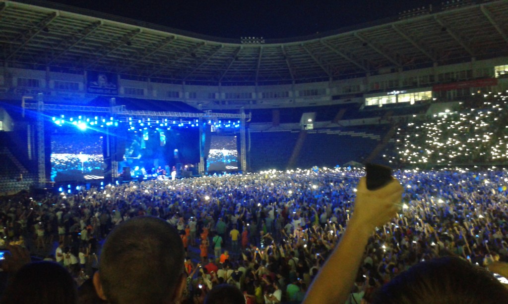 Okean Elzy - koncert na stadionie Czernomorec w Odessie