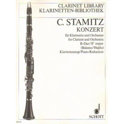 Carl Stamitz KONZERT FUR KLARINETTE UND ORCHESTER B-DUR