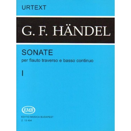 George Frideric Handel SONATE PER FLAUTO TRAVERSO E BASSO CONTINUO VOL. 1 [antykwariat]
