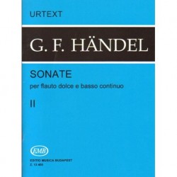 George Frideric Handel SONATE PER FLAUTO DOLCE E BASSO CONTINUO VOL. 2 [antykwariat]