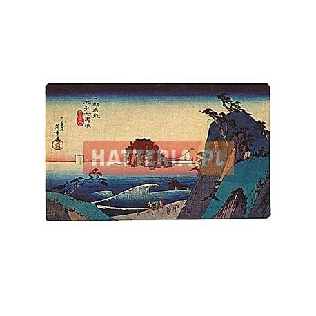 WYBRZEŻE SHICHIRIGA-HAMA W PROWINCJI SAGAMI Utagawa Hiroshige [pocztówka-078]