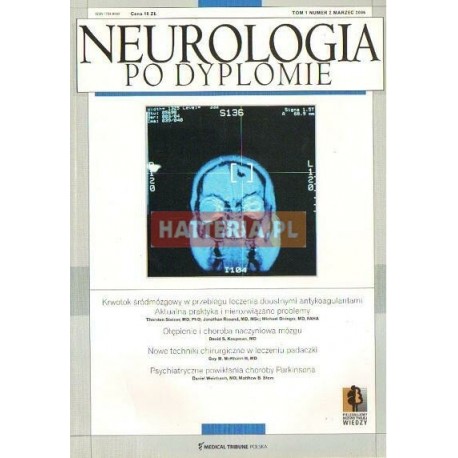 NEUROLOGIA PO DYPLOMIE. TOM 1 NR 2. MARZEC 2006 [antykwariat]