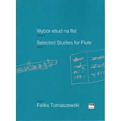 Feliks Tomaszewski (ed.) SELECTED STUDIES FOR FLUTE. BOOK 1