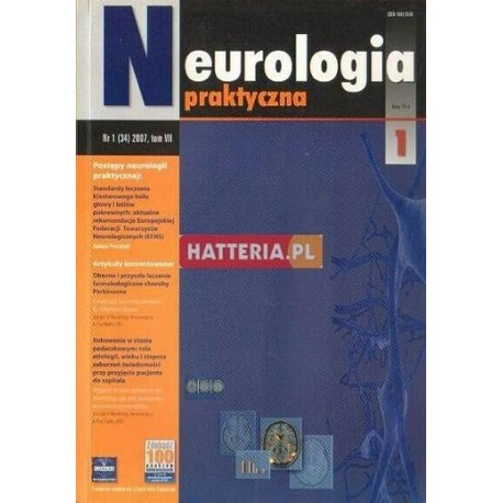NEUROLOGIA PRAKTYCZNA. NR 1 (34) 2007. TOM 7 [antykwariat]