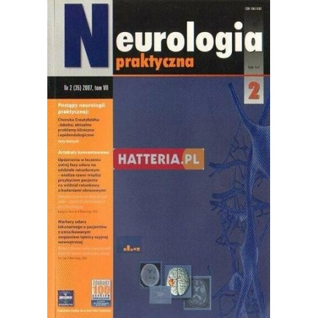 NEUROLOGIA PRAKTYCZNA. NR 2 (35) 2007. TOM 7 [antykwariat]