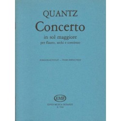 Johann Quantz CONCERTO IN SOL MAGGIORE PER FLUATO, ARCHI E CONTINUO