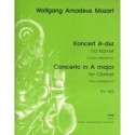 Wolfgang Amadeus Mozart KONCERT A-DUR NA KLARNET [KV 622]. WYCIĄG FORTEPIANOWY