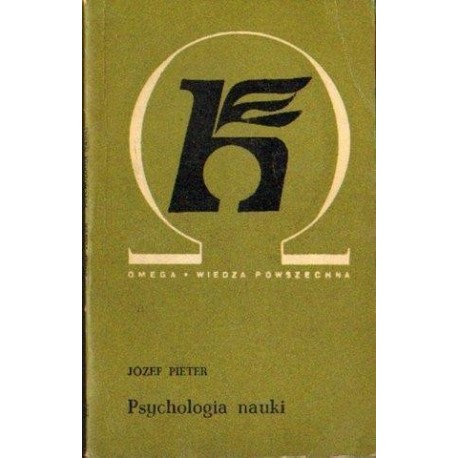 Józef Pieter PSYCHOLOGIA NAUKI [antykwariat]