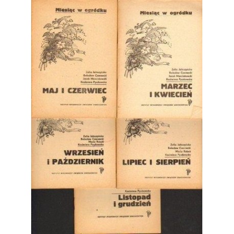 MIESIĄC W OGRÓDKU (zestaw zeszytów bez numeru "styczeń-luty")