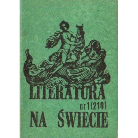 LITERATURA NA ŚWIECIE NR 1 (210). STYCZEŃ 1989 LITERATURA NA ŚWIECIE NR 1 (210). STYCZEŃ 1989