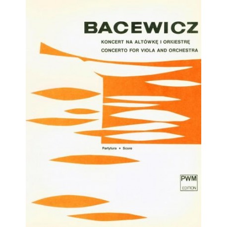 KONCERT NA ALTÓWKĘ I ORKIESTRĘ Grażyna Bacewicz KONCERT NA ALTÓWKĘ I ORKIESTRĘ Grażyna Bacewicz