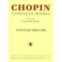 Fryderyk Chopin CZTERY ŁATWE PRELUDIA Z OP. 28, CWS NA FORTEPIAN