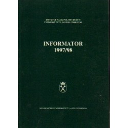 INSTYTUT NAUK POLITYCZNYCH UJ. INFORMATOR 1997/98