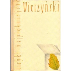 Okładka książki Kazimierza Wierzyńskiego "Liryki najpiękniejsze"