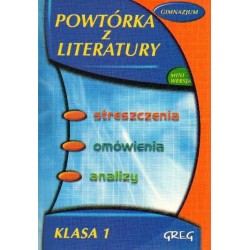POWTÓRKA Z LITERATURY DLA KLASY 1 GIMNAZJUM
