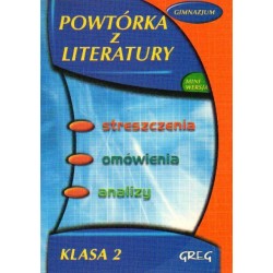 POWTÓRKA Z LITERATURY DLA KLASY 2 GIMNAZJUM. WERSJA MINI