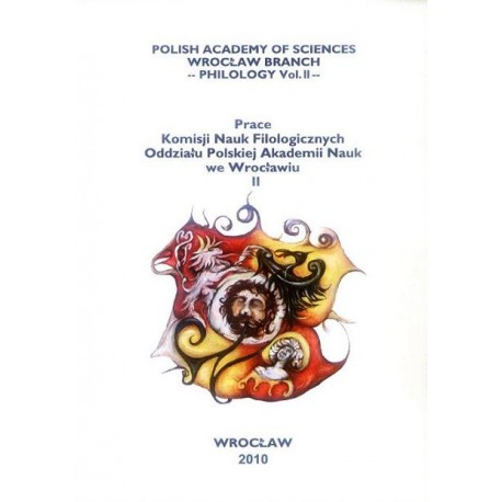 POLISH ACADEMY OF SCIENCE WROCŁAW BRANCH. PHILOLOGY VOL. II