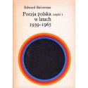 Edward Balcerzan POEZJA POLSKA W LATACH 1939-1965