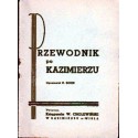 PRZEWODNIK PO KAZIMIERZU [antykwariat]