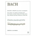 TRZY SONATY I TRZY PARTITY NA SKRZYPCE SOLO Johann Sebastian Bach