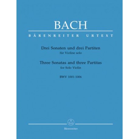 Johann Sebastian Bach TRZY SONATY I TRZY PARTITY NA SKRZYPCE SOLO
