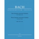 THREE SONATAS AND THREE PARTITAS FOR VIOLIN SOLO Johann Sebastian Bach
