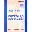 PRZEGLĄD POLICYJNY 3(59)-4(60) [antykwariat]