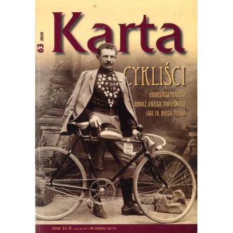 KARTA 63/2010 CYKLIŚCI [antykwariat]