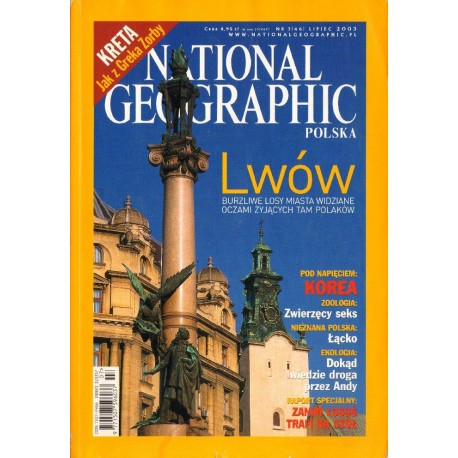 NATIONAL GEOGRAPHIC NR 7(46) 2003 LWÓW [antykwariat]