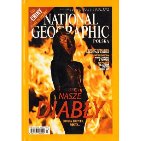 NATIONAL GEOGRAPHIC NR 3(54) 2004 NASZE DIABŁY [antykwariat]