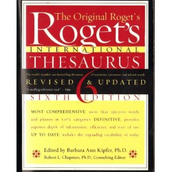ROGET'S INTERNATIONAL THESAURUS. SIXTH EDITION (REVISED & UPDATED) [antykwariat]