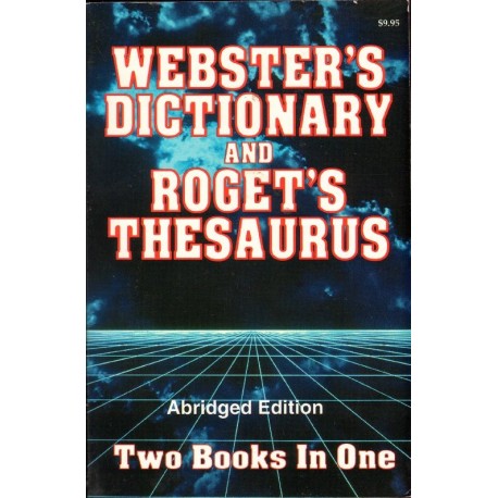 WEBSTER'S DICTIONARY AND ROGET'S THESAURUS [antykwariat]