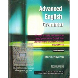 Okładka podręcznika Advanced Grammar z odpowiedziami autorstwa Martina Hewingsa, Cambridge University Press.