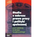 STUDIA Z ZAKRESU PRAWA PRACY I POLITYKI SPOŁECZNEJ. ROCZNIK 2008