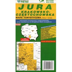 JURA KRAKOWSKO-CZĘSTOCHOWSKA. MAPA TURYSTYCZNA 1:95 000