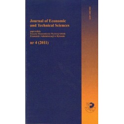 JOURNAL OF ECONOMIC AND TECHNICAL SCIENCES NR 4 (2011)