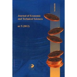 JOURNAL OF ECONOMIC AND TECHNICAL SCIENCES NR 5 (2012)