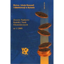 ZESZYTY NAUKOWE KATEDRY NAUK EKONOMICZNYCH NR 1/2009