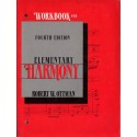WORKBOOK FOR ELEMENTARY HARMONY. FOURTH EDITION Robert W. Ottman [antykwariat]