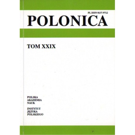 POLONICA TOM XXIX