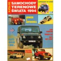 SAMOCHODY TERENOWE ŚWIATA 1994 KATALOG