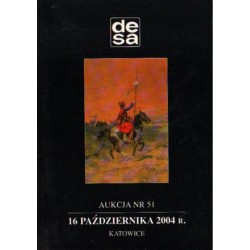 AUKCJA NR 51. 16 PAŹDZIERNIKA 2004 R. [antykwariat]