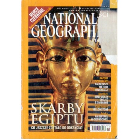 NATIONAL GEOGRAPHIC NR 11(50) 2003 SKARBY EGIPTU [antykwariat]