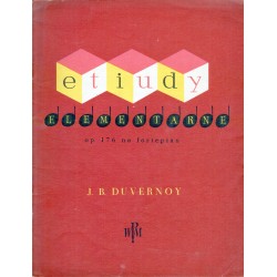 ETIUDY ELEMENTARNE OP. 176 NA FORTEPIAN Jean B. Duvernoy [antykwariat]