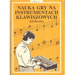 NAUKA GRY NA INSTRUMENTACH KLAWISZOWYCH-KEYBOARD. 13 ZESZYTÓW [antykwariat]