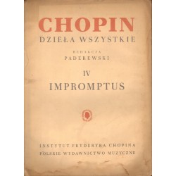 Fryderyk Chopin: IMPROMPTUS NA FORTEPIAN