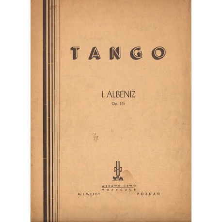 TANGO OP. 165 Izaak Albeniz