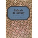 ZADANIA DO LEKTURY DLA KLASY I SZKOŁY ŚREDNIEJ [antykwariat]