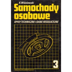 SAMOCHODY OSOBOWE. OPISY TECHNICZNE I DANE REGULACYJNE. CZĘŚĆ 1 - 4
