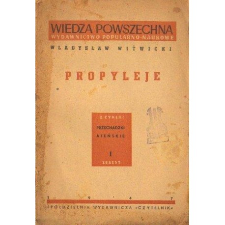 PROPYLEJE Władysław Witwicki [antykwariat]
